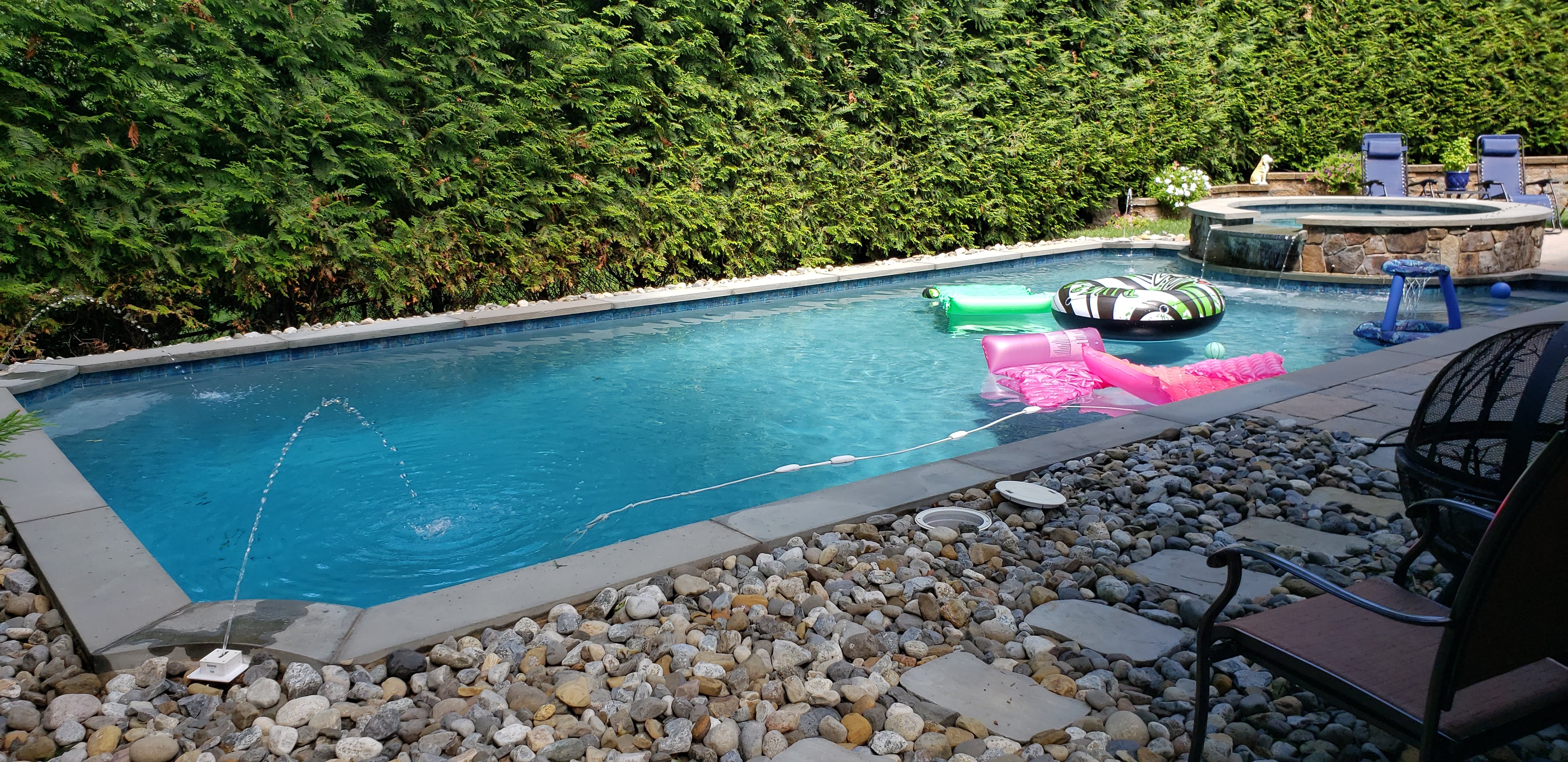 Pool equipment inspection and circulation review