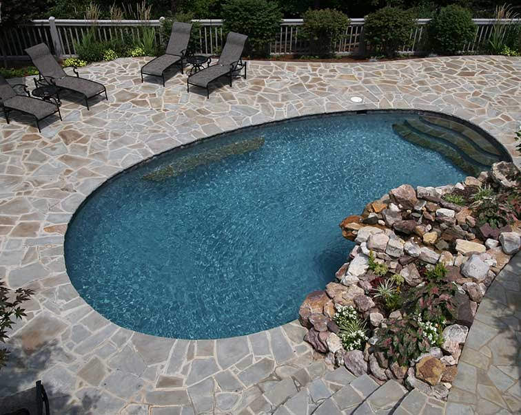 Pool finish detail
